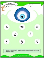 N Sesi Çalışma Sayfaları